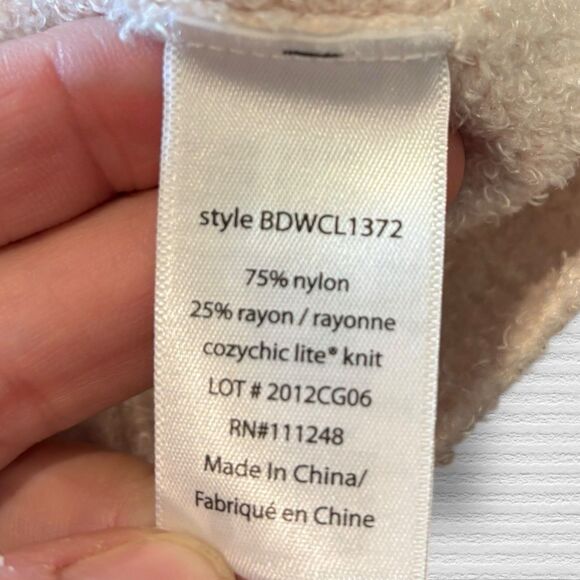 Barefoot Dreams - CozyChic Lite Women's Pullover Hoodie in Pink Size Small - Picture 7 of 7